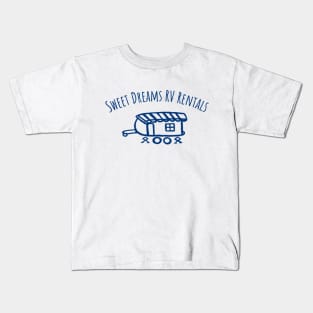 Sweet Dreams RV Rentals Logo Tee (white/light) Kids T-Shirt